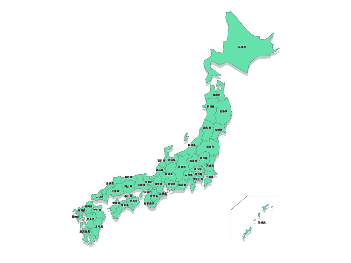 都道府県地図