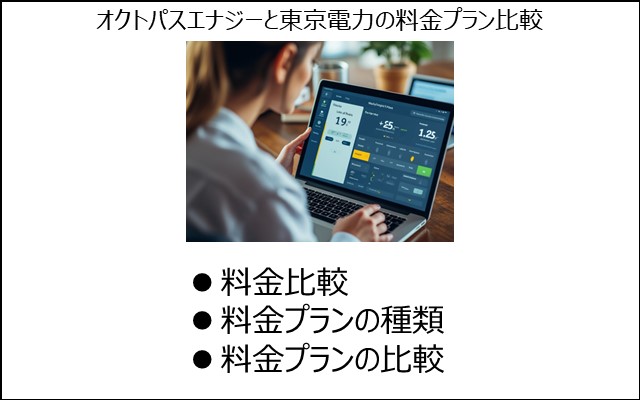 オクトパスエナジーと東京電力の料金プラン比較