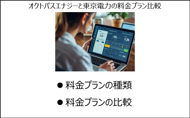 オクトパスエナジーと東京電力の料金プラン比較