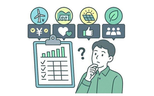 再生可能エネルギー電力会社のおすすめ4社の比較ポイント