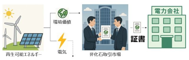 非化石証書の仕組み