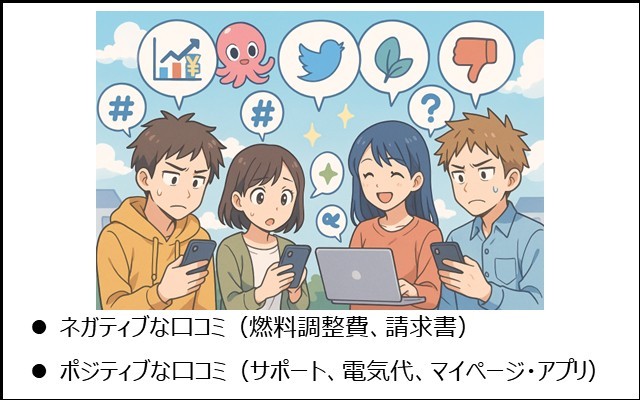 オクトパスエナジーに対する世間の口コミ：SNSやアンケート結果より