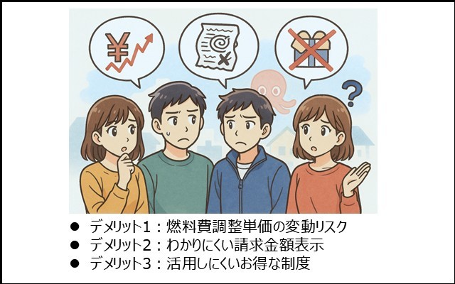 利用者である私からの口コミ：オクトパスエナジーのデメリット3選